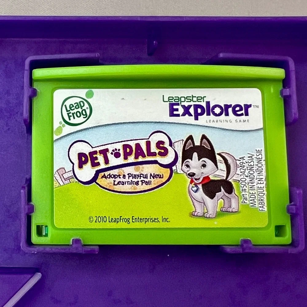 LeapFrog Leapster Explorer Pet Pals Learning Game 39070 Pre-K to 1st Grade Puppy